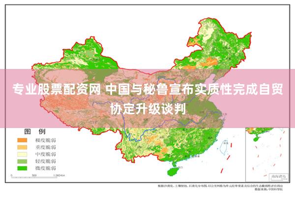 专业股票配资网 中国与秘鲁宣布实质性完成自贸协定升级谈判