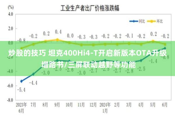 炒股的技巧 坦克400Hi4-T开启新版本OTA升级 增路书/三屏联动越野等功能